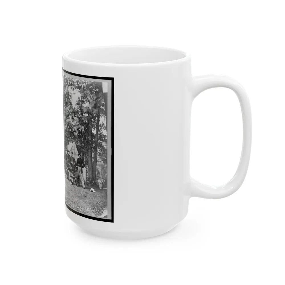 Officers Of U.S. Horse Artillery Brigade, Near Culpeper, Va., September, 1863 (U.S. Civil War) White Coffee Mug-Go Mug Yourself