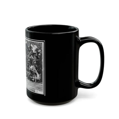 Officers Of U.S. Horse Artillery Brigade, Near Culpeper, Va., September, 1863 001 (U.S. Civil War) Black Coffee Mug - Go Mug Yourself