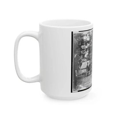 Officers Of U.S. Horse Artillery Brigade, Near Culpeper, Va., September, 1863 001 (U.S. Civil War) White Coffee Mug - Go Mug Yourself