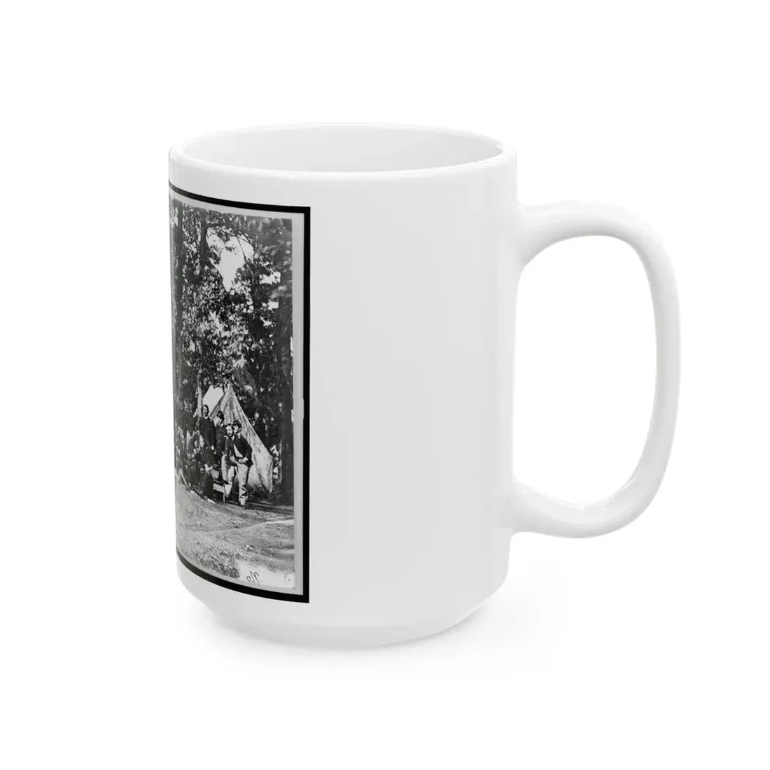 Officers Of U.S. Horse Artillery Brigade, Near Culpeper, Va., September, 1863 001 (U.S. Civil War) White Coffee Mug - Go Mug Yourself