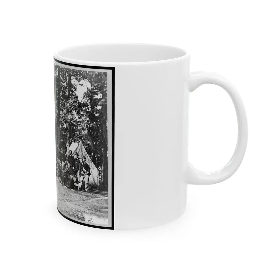 Officers Of U.S. Horse Artillery Brigade, Near Culpeper, Va., September, 1863 001 (U.S. Civil War) White Coffee Mug - Go Mug Yourself