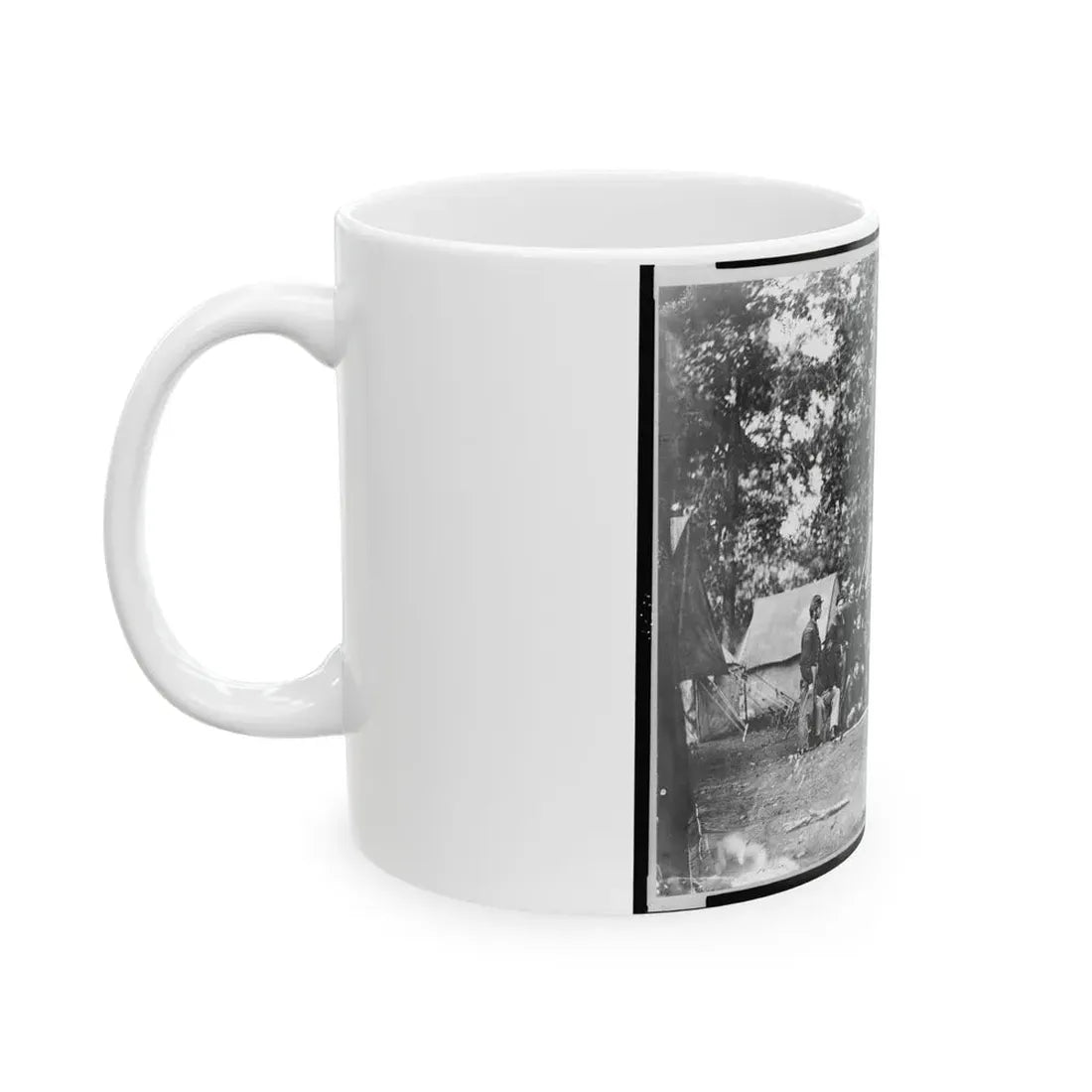 Officers Of U.S. Horse Artillery Brigade, Near Culpeper, Va., September, 1863 001 (U.S. Civil War) White Coffee Mug - Go Mug Yourself