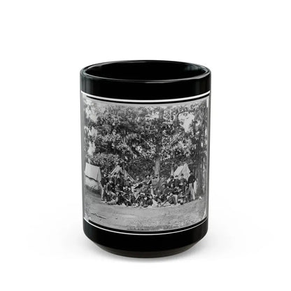 Officers Of U.S. Horse Artillery Brigade, Near Culpeper, Va., September, 1863 (U.S. Civil War) Black Coffee Mug 15oz - Go Mug Yourself