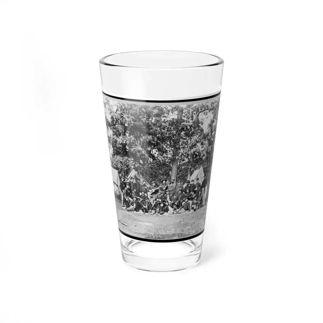 Officers Of U.S. Horse Artillery Brigade, Near Culpeper, Va., September, 1863 (U.S. Civil War) Pint Glass 16oz 16oz - Go Mug Yourself