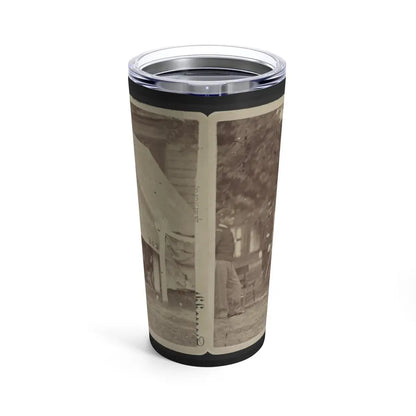 Officers Relaxing Outside A Tent (U.S. Civil War) Tumbler 20oz - Go Mug Yourself