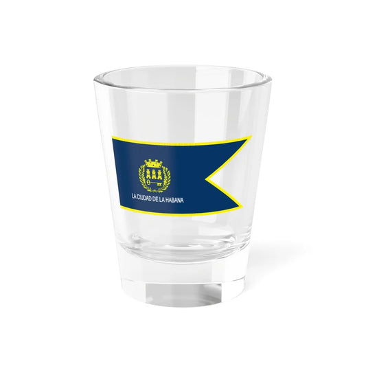 Official flag of Havana Cuba (Cuba) Shot Glass 1.5oz 1.5oz - Go Mug Yourself