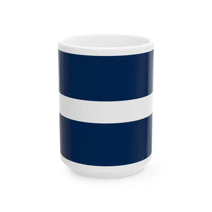 Official flag of Latgale (Latvia) White Coffee Mug 15oz - Go Mug Yourself