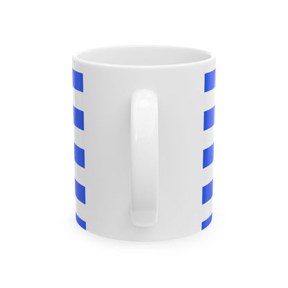 Official flag of the Arelerland (Belgium) White Coffee Mug-Go Mug Yourself