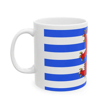 Official flag of the Arelerland (Belgium) White Coffee Mug - Go Mug Yourself