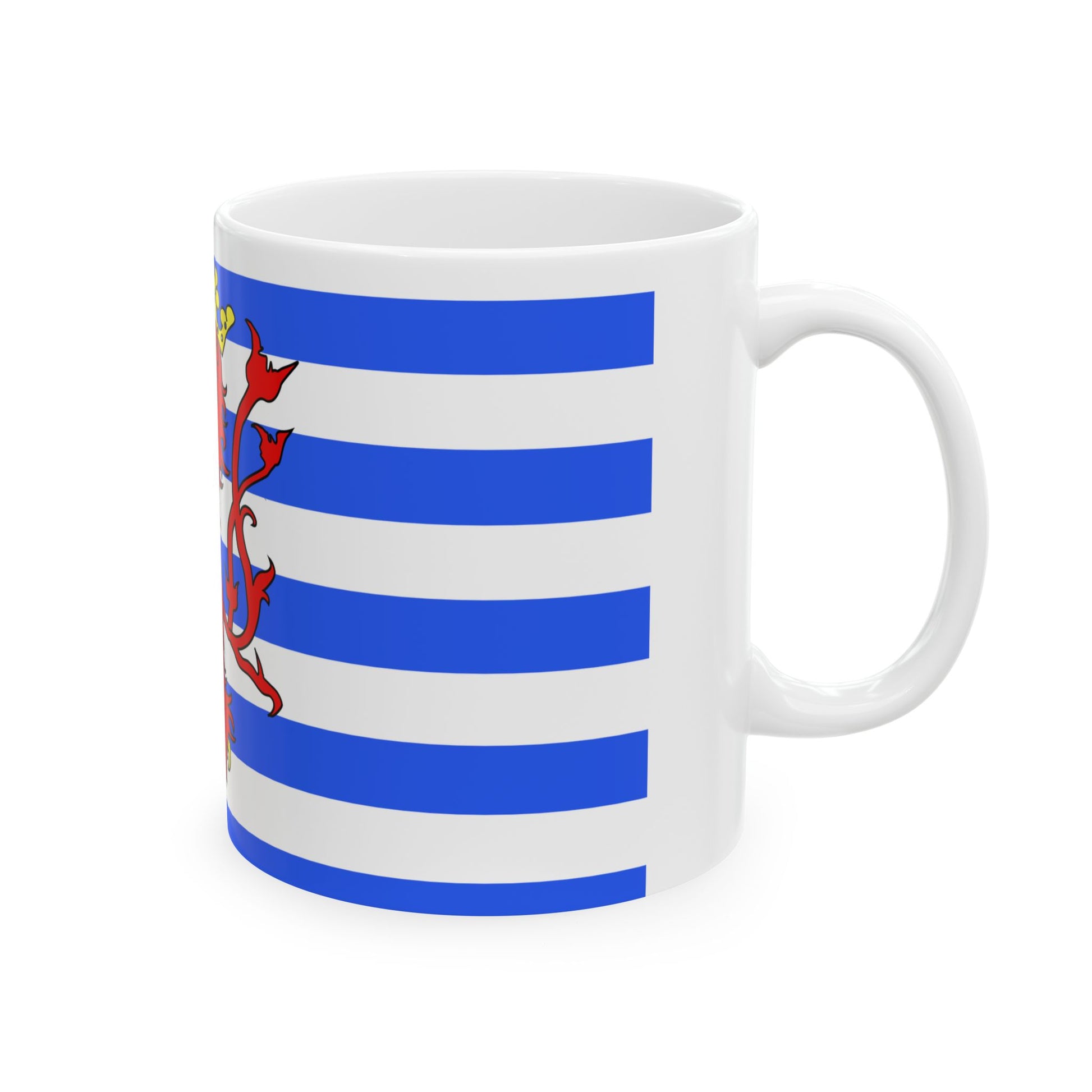 Official flag of the Arelerland (Belgium) White Coffee Mug-Go Mug Yourself