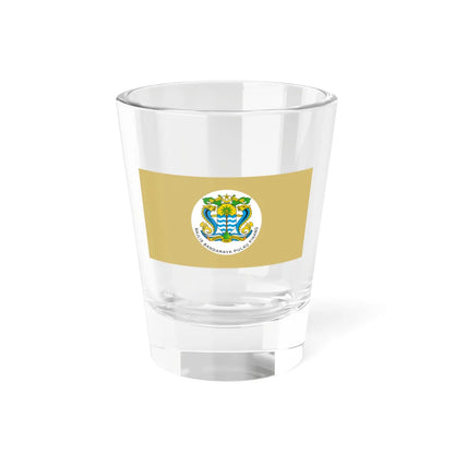 Official flag of the Penang Island City Council (Malaysia) Shot Glass 1.5oz 1.5oz - Go Mug Yourself