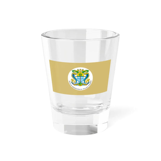 Official flag of the Penang Island City Council (Malaysia) Shot Glass 1.5oz 1.5oz - Go Mug Yourself