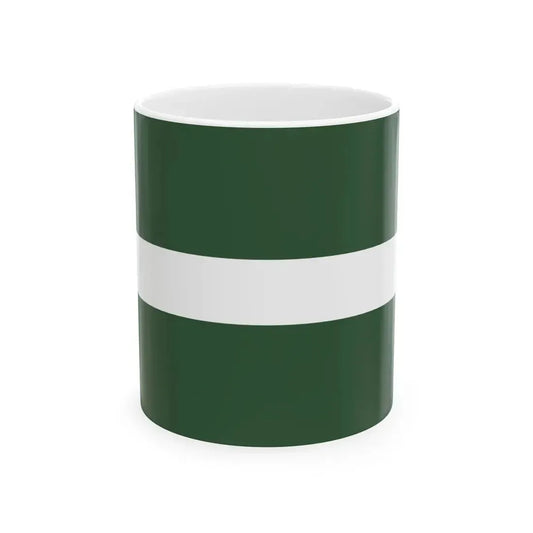 Official flag of Zemgale (Latvia) White Coffee Mug 11oz - Go Mug Yourself