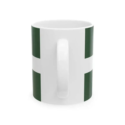 Official flag of Zemgale (Latvia) White Coffee Mug - Go Mug Yourself