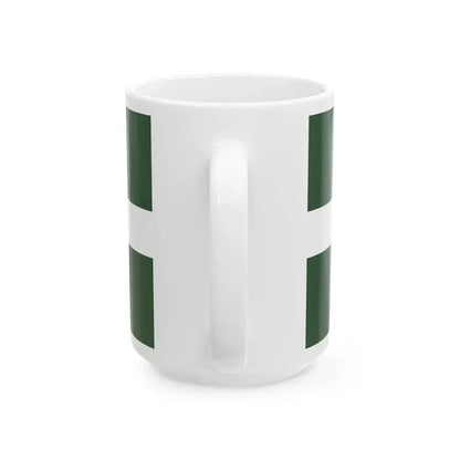 Official flag of Zemgale (Latvia) White Coffee Mug - Go Mug Yourself