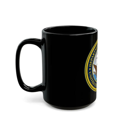 Official Seal of the Department of the Navy (U.S. Navy) Black Coffee Mug - Go Mug Yourself