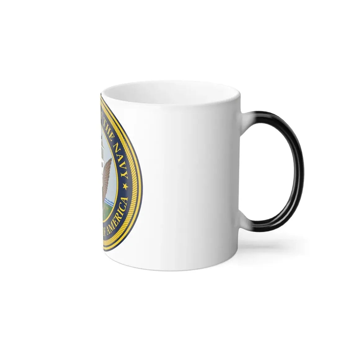 Official Seal of the Department of the Navy (U.S. Navy) Color Changing Mug 11oz - Go Mug Yourself