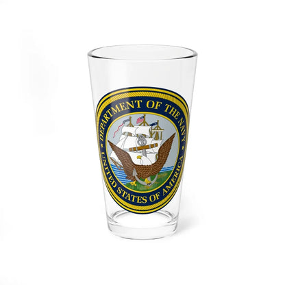 Official Seal of the Department of the Navy (U.S. Navy) Pint Glass 16oz 16oz - Go Mug Yourself