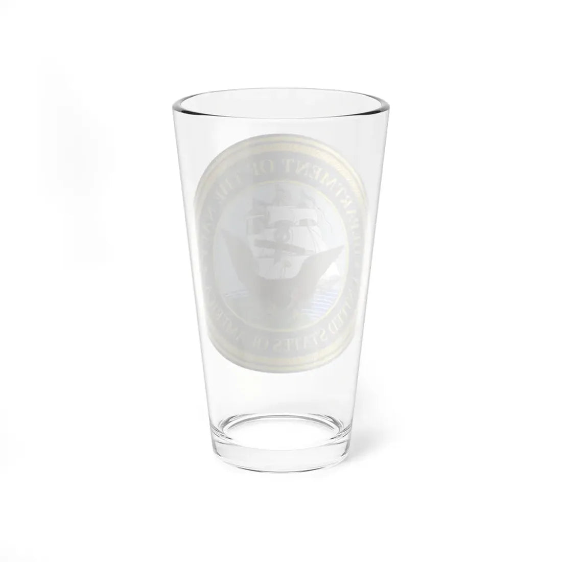 Official Seal of the Department of the Navy (U.S. Navy) Pint Glass 16oz - Go Mug Yourself