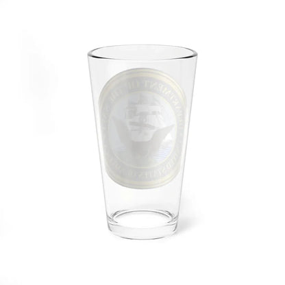 Official Seal of the Department of the Navy (U.S. Navy) Pint Glass 16oz - Go Mug Yourself
