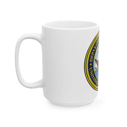 Official Seal of the Department of the Navy (U.S. Navy) White Coffee Mug - Go Mug Yourself
