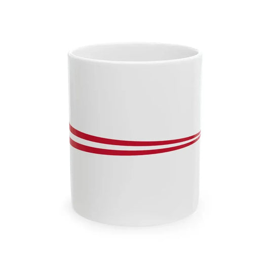 Offizierswimpel Austria (Austria) White Coffee Mug 11oz - Go Mug Yourself