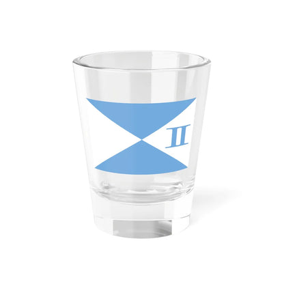 Oficial al mando de un ala FAA bandera (Argentina) Shot Glass 1.5oz 1.5oz - Go Mug Yourself
