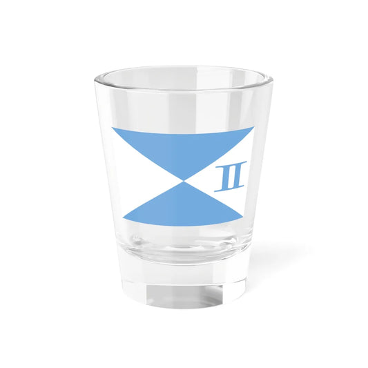 Oficial al mando de un ala FAA bandera (Argentina) Shot Glass 1.5oz 1.5oz - Go Mug Yourself