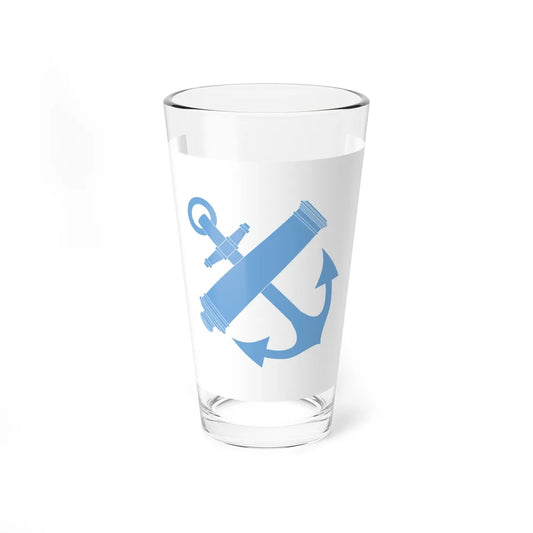 Oficial bandera sin comando infantería armada Argentina bandera (Argentina) Pint Glass 16oz 16oz - Go Mug Yourself