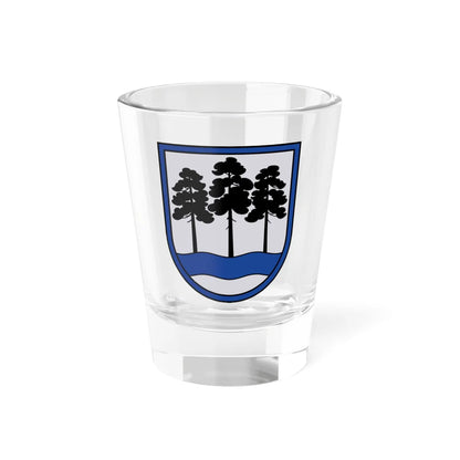 Ogres novads COA (Latvia) (Coat of Arms) Shot Glass 1.5oz 1.5oz - Go Mug Yourself