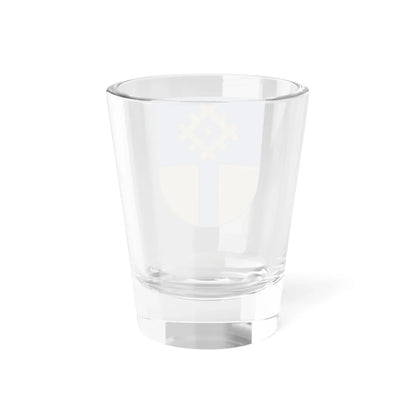 Ogres rajona ģerbonis (Latvia) (Coat of Arms) Shot Glass 1.5oz - Go Mug Yourself