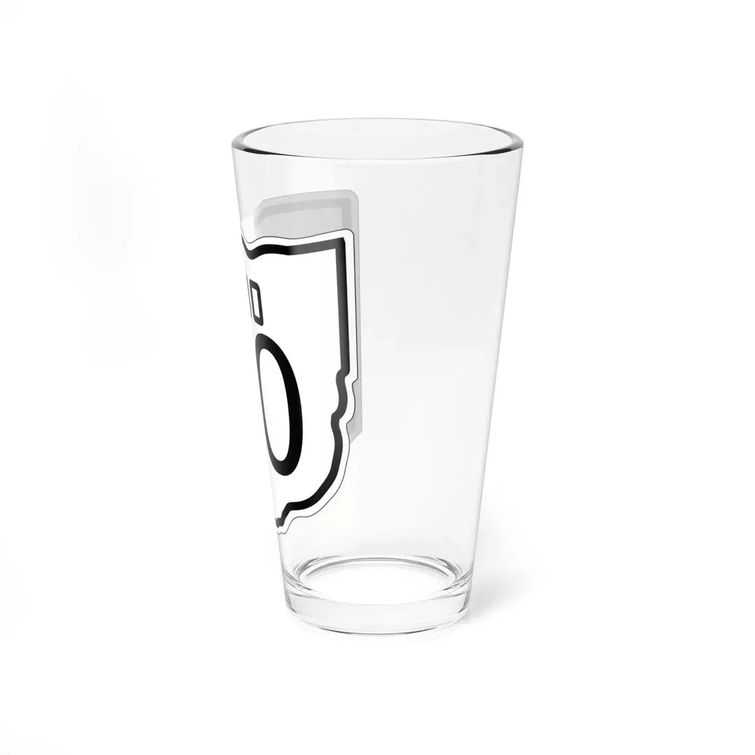 OH-00 1927 template (Ohio) (Road Sign) Pint Glass 16oz - Go Mug Yourself