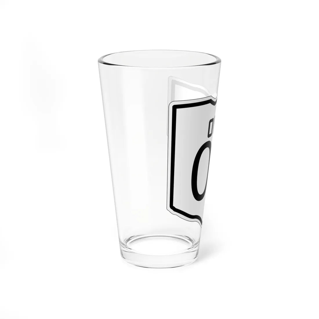 OH-00 1927 template (Ohio) (Road Sign) Pint Glss 16oz - Go Mug Yourself