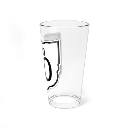 OH-00 1927 template (Ohio) (Road Sign) Pint Glss 16oz - Go Mug Yourself