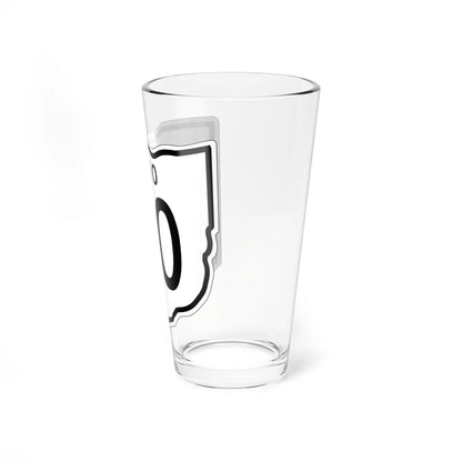 OH-00 1948 template (Ohio) (Road Sign) Pint Glss 16oz - Go Mug Yourself