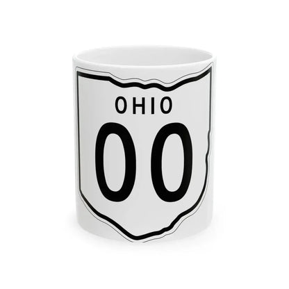 OH-00 1948 template (Ohio) (Road Sign) White Coffee Mug 11oz - Go Mug Yourself