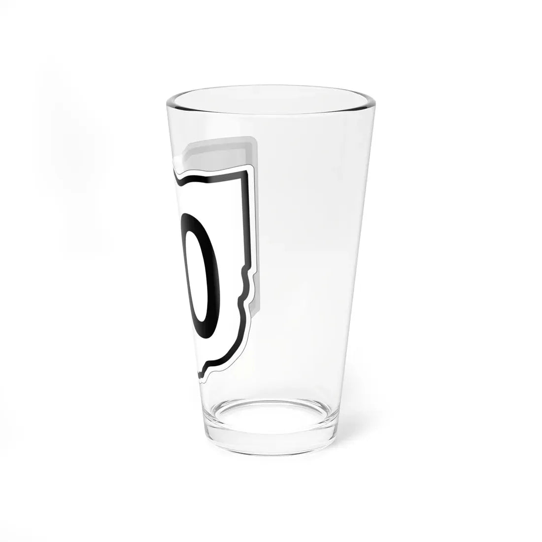 OH-00 1960 template (Ohio) (Road Sign) Pint Glass 16oz - Go Mug Yourself