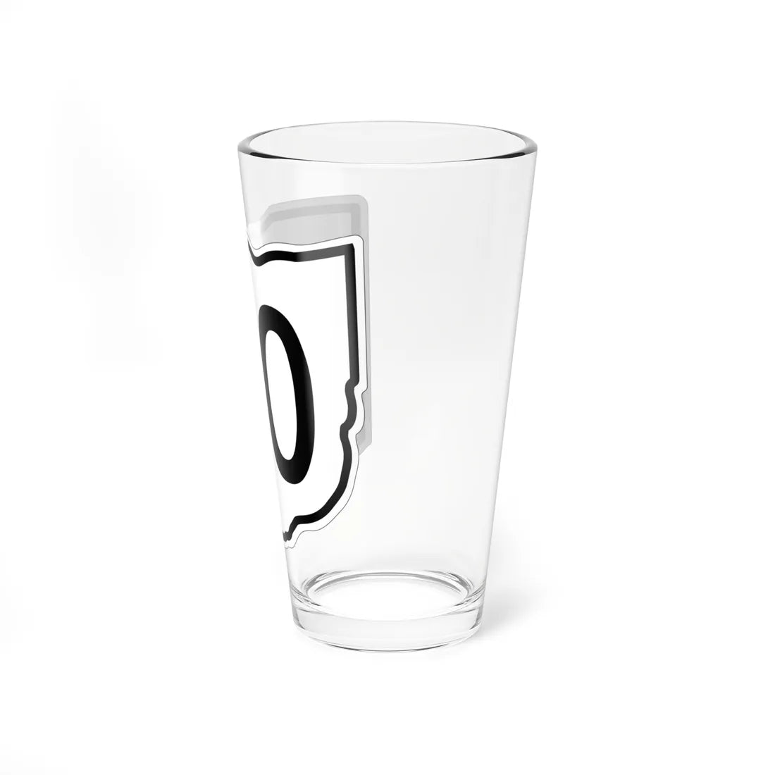 OH-00 1960 template (Ohio) (Road Sign) Pint Glss 16oz - Go Mug Yourself