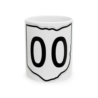 OH-00 1960 template (Ohio) (Road Sign) White Coffee Mug 11oz - Go Mug Yourself