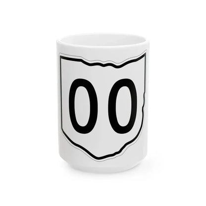 OH-00 1960 template (Ohio) (Road Sign) White Coffee Mug 15oz - Go Mug Yourself