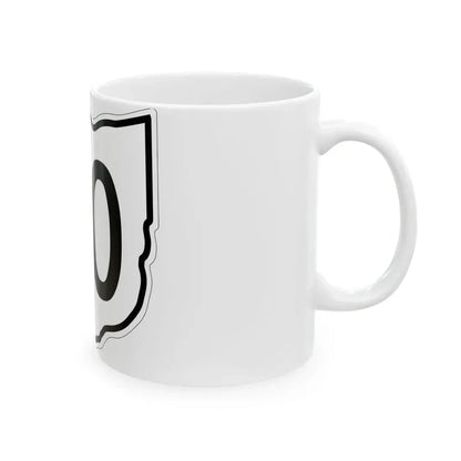 OH-00 1960 template (Ohio) (Road Sign) White Coffee Mug - Go Mug Yourself