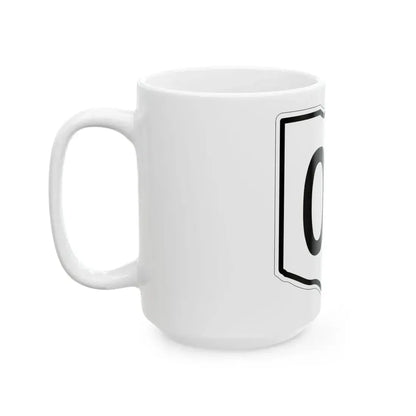 OH-00 1960 template (Ohio) (Road Sign) White Coffee Mug - Go Mug Yourself