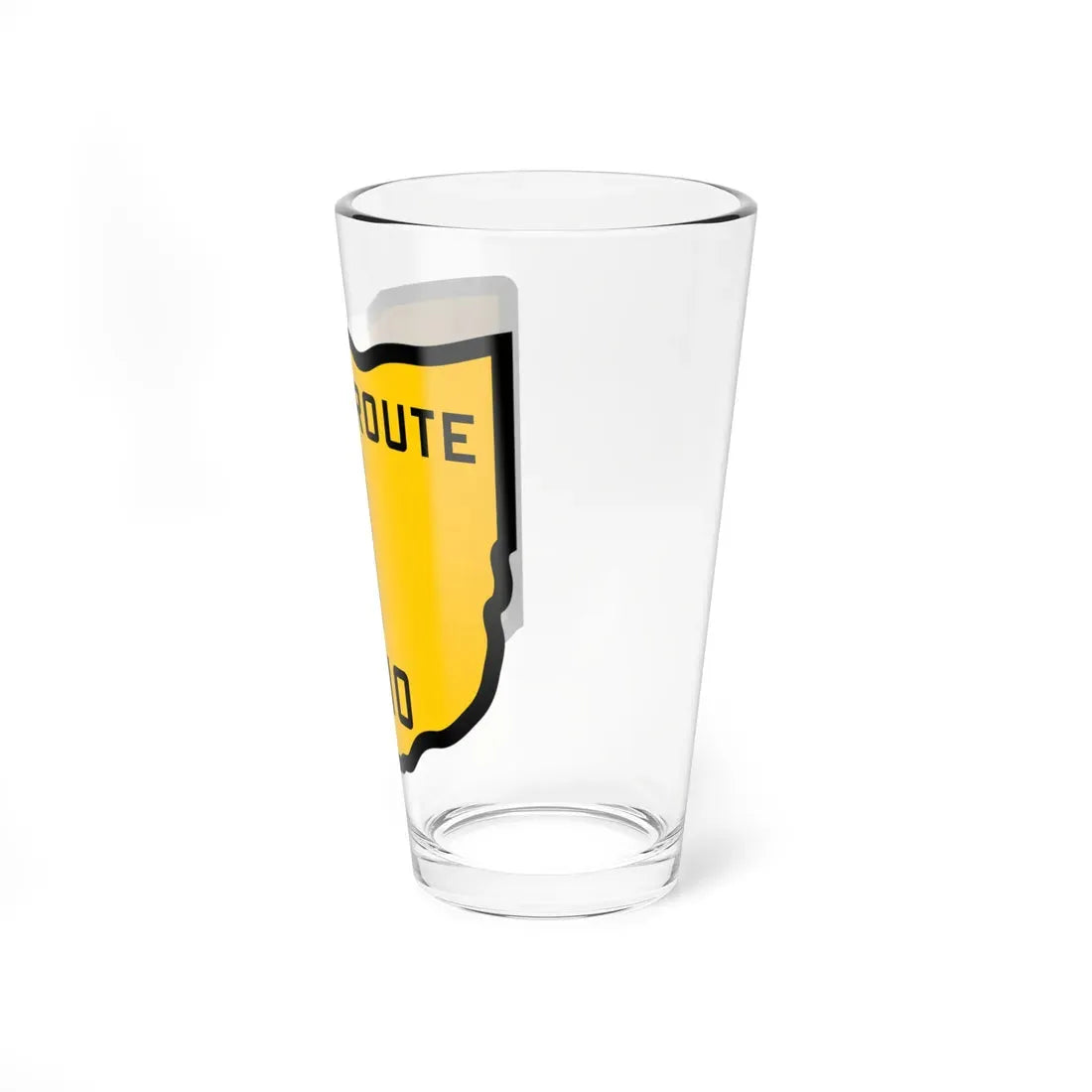 OH-1 1920 (Ohio) (Road Sign) Pint Glass 16oz - Go Mug Yourself