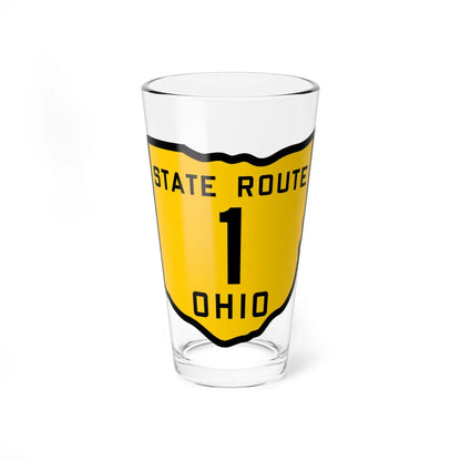 OH-1 1920 (Ohio) (Road Sign) Pint Glss 16oz 16oz - Go Mug Yourself