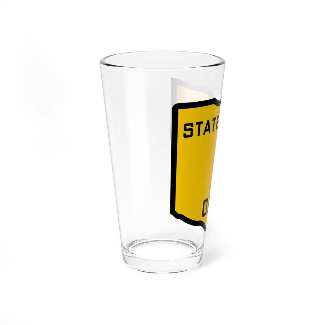 OH-1 1920 (Ohio) (Road Sign) Pint Glss 16oz - Go Mug Yourself