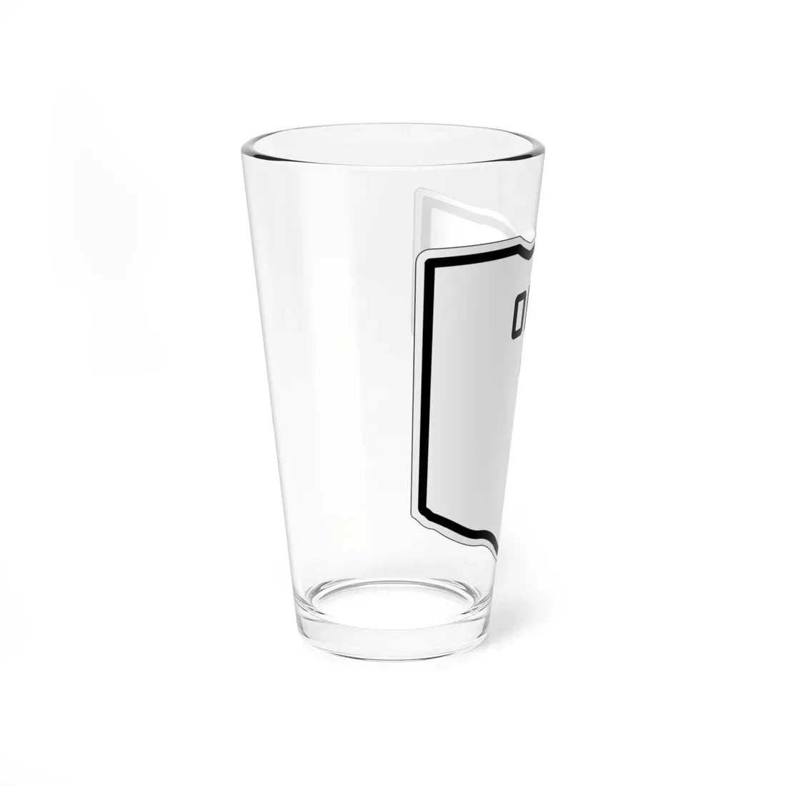 OH-1 1927 (Ohio) (Road Sign) Pint Glass 16oz - Go Mug Yourself
