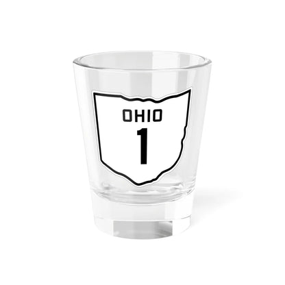 OH-1 1927 (Ohio) (Road Sign) Shot Glass 1.5oz 1.5oz - Go Mug Yourself