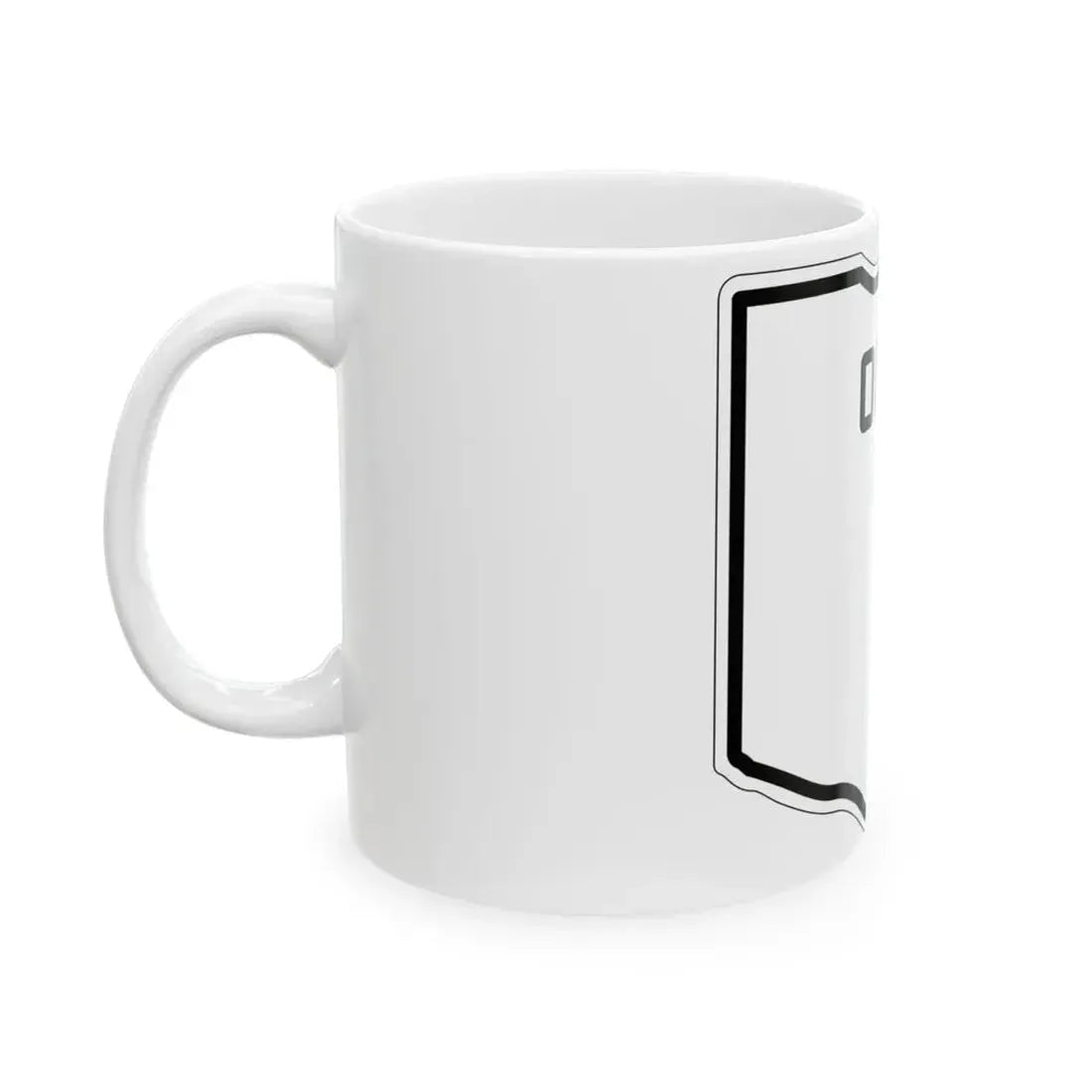 OH-1 1927 (Ohio) (Road Sign) White Coffee Mug - Go Mug Yourself