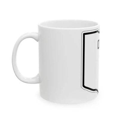 OH-1 1927 (Ohio) (Road Sign) White Coffee Mug - Go Mug Yourself