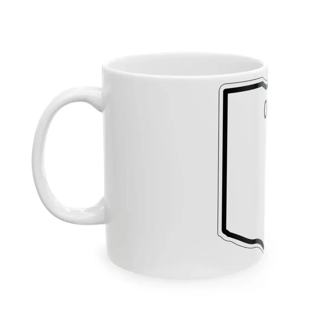 OH-1 1948 (Ohio) (Road Sign) White Coffee Mug - Go Mug Yourself